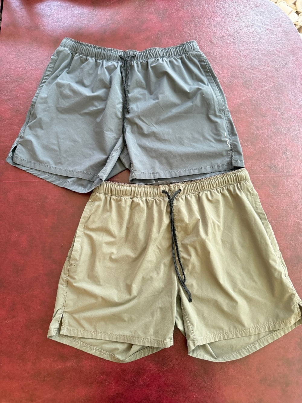 Lot Path Projects Running Shorts Trail Graves Large Zipper Pockets Blue Gr